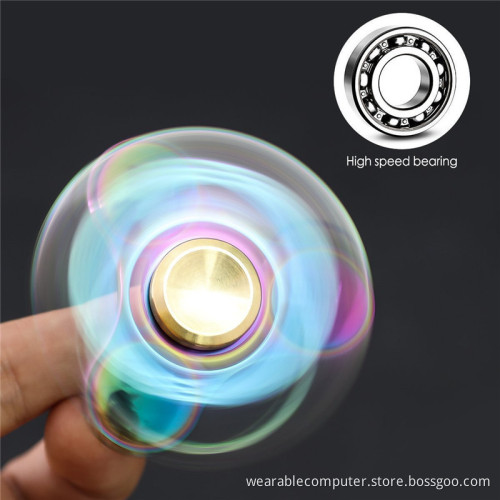 New Zinc Alloy EDC Fidget Hand Spinner Toys Metal Fidget Spinner Anti Stress Fingertip Gyro Bearing